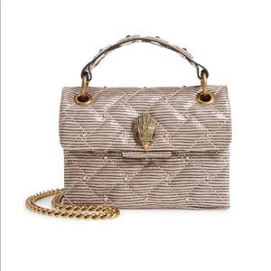 Kurt Geiger Mini Kensington Evil Eye Gold Bag